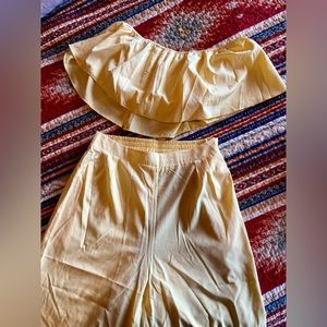 Light Yellow Two Piece Set